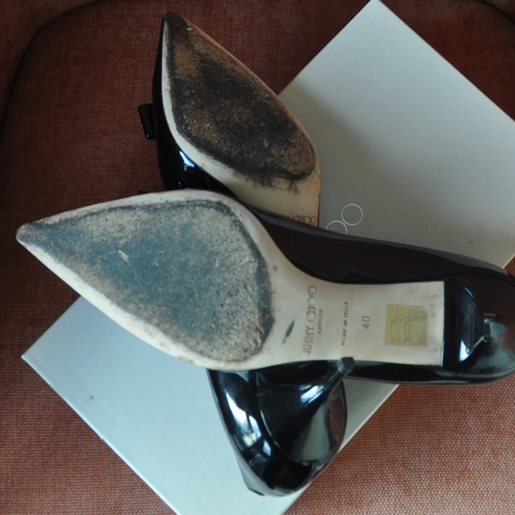 Jimmy Choo Patent Leather kitten Heel pumps - Picture 2 of 3
